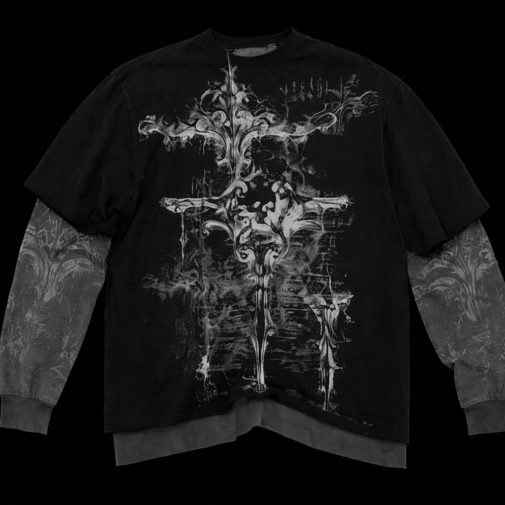 Camiseta "Skull" Manga Larga